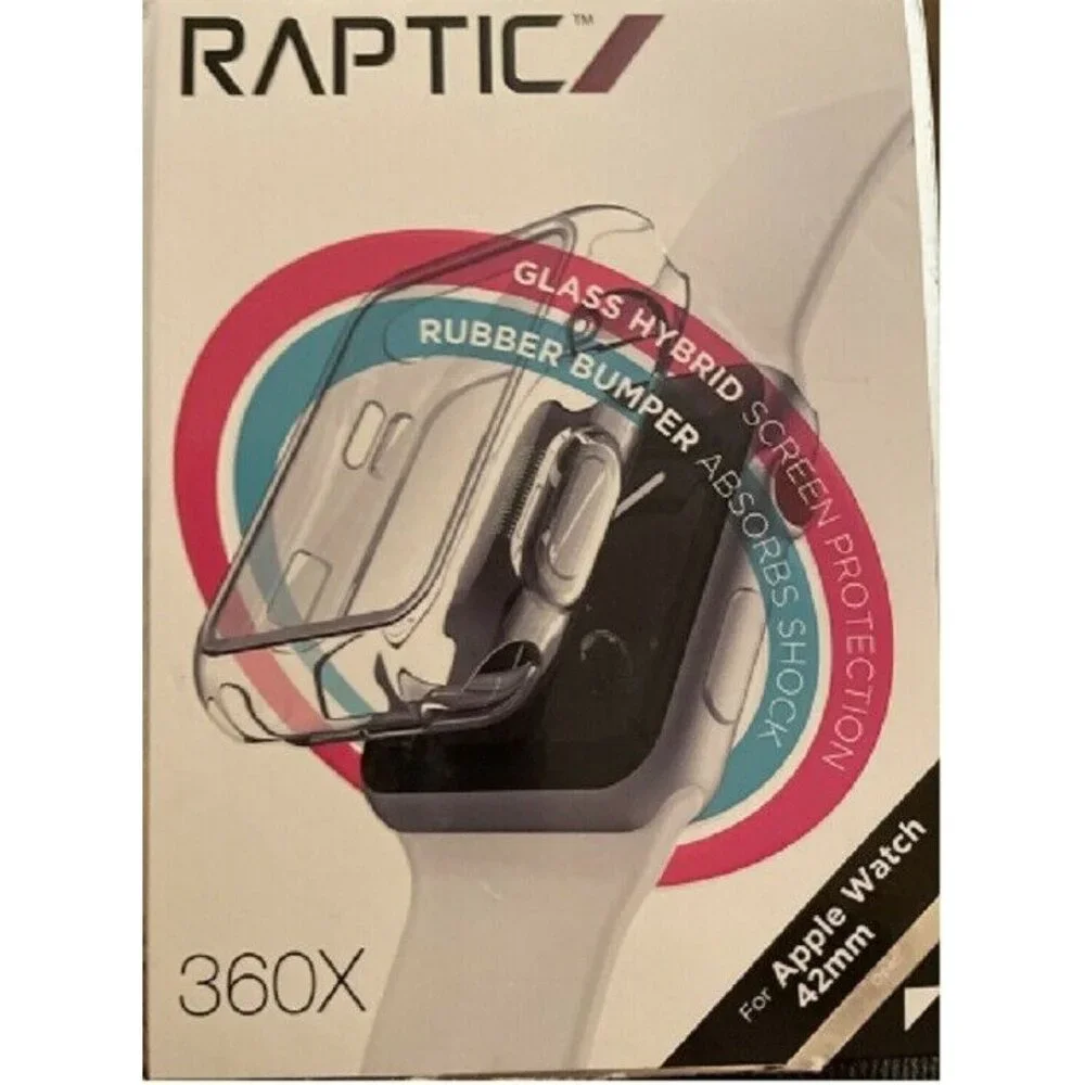 Clear Bumper Case For 42mm Apple Watch Raptic 360x